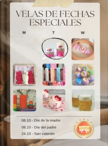 Velas para fechas especiales