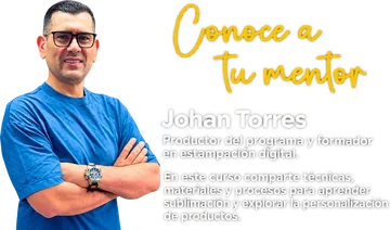 Johan Torres, productor y formador del programa