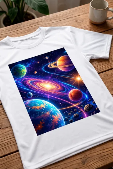 Camiseta personalizada: ejemplo ilustrativo en la página del programa